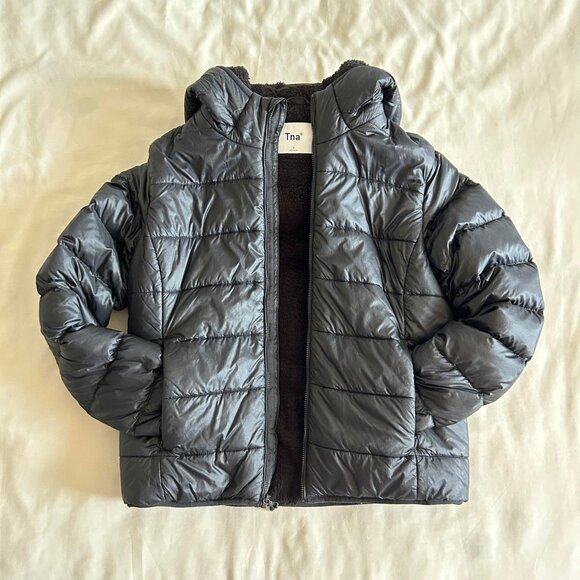 Aritzia TNA Black Down Puffer Jacket | Small - Picture 1 of 14